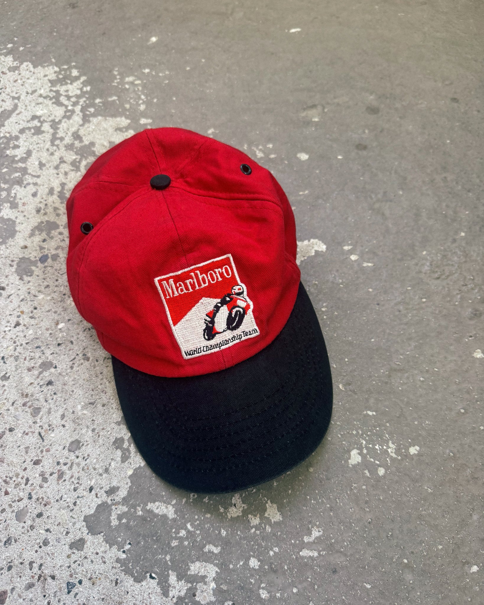Casquette Vintage Camel - Rouge Logo - Homme Ajustable - Coton - Neuf