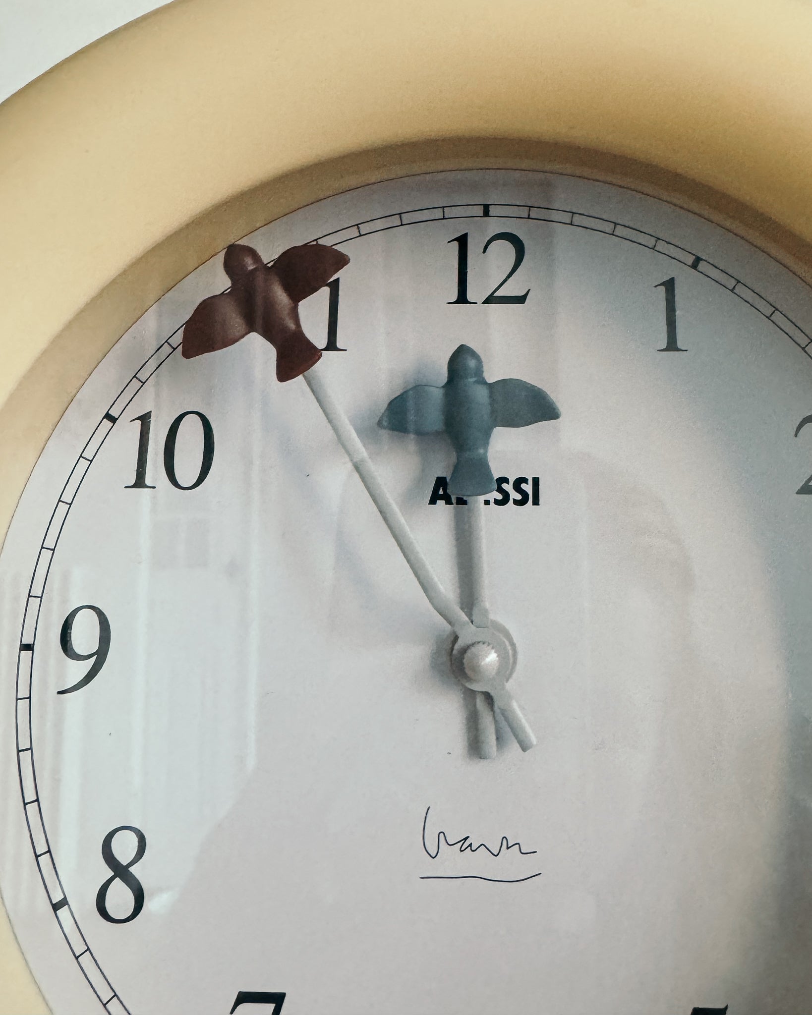 Alessi Vogel Wanduhr