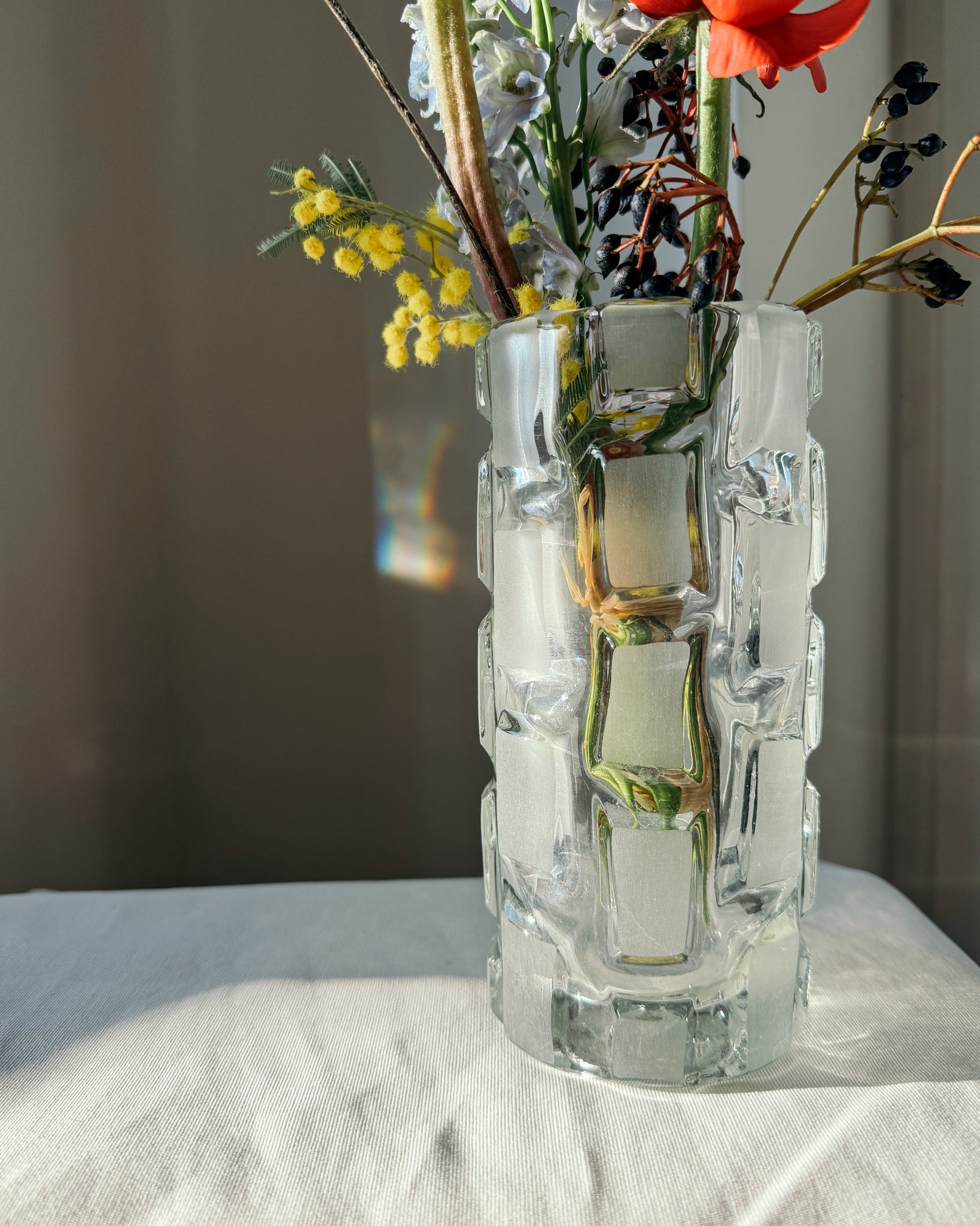Vase aus Glas