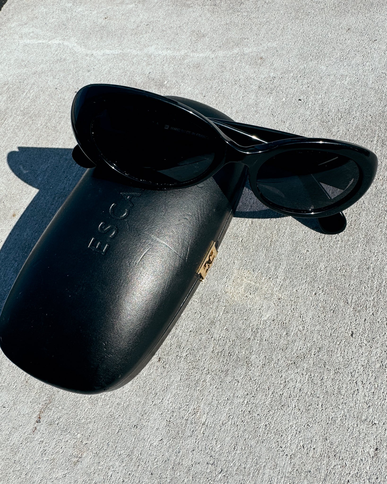 Escada Sonnenbrille mit Strass-Steinen