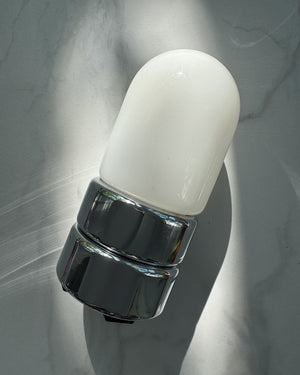 chrome Tischlampe