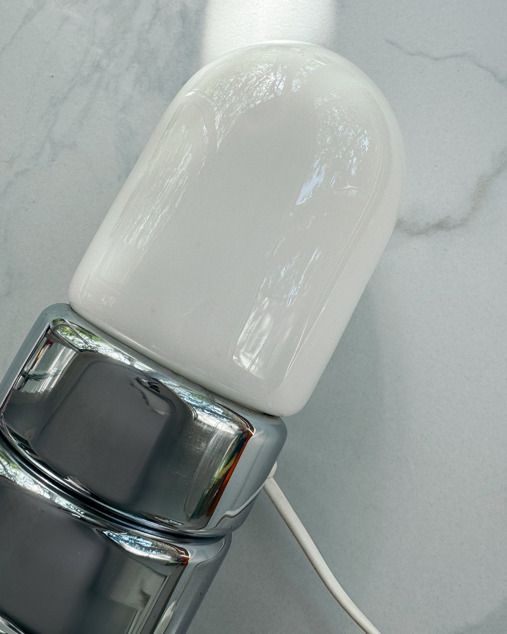 chrome Tischlampe