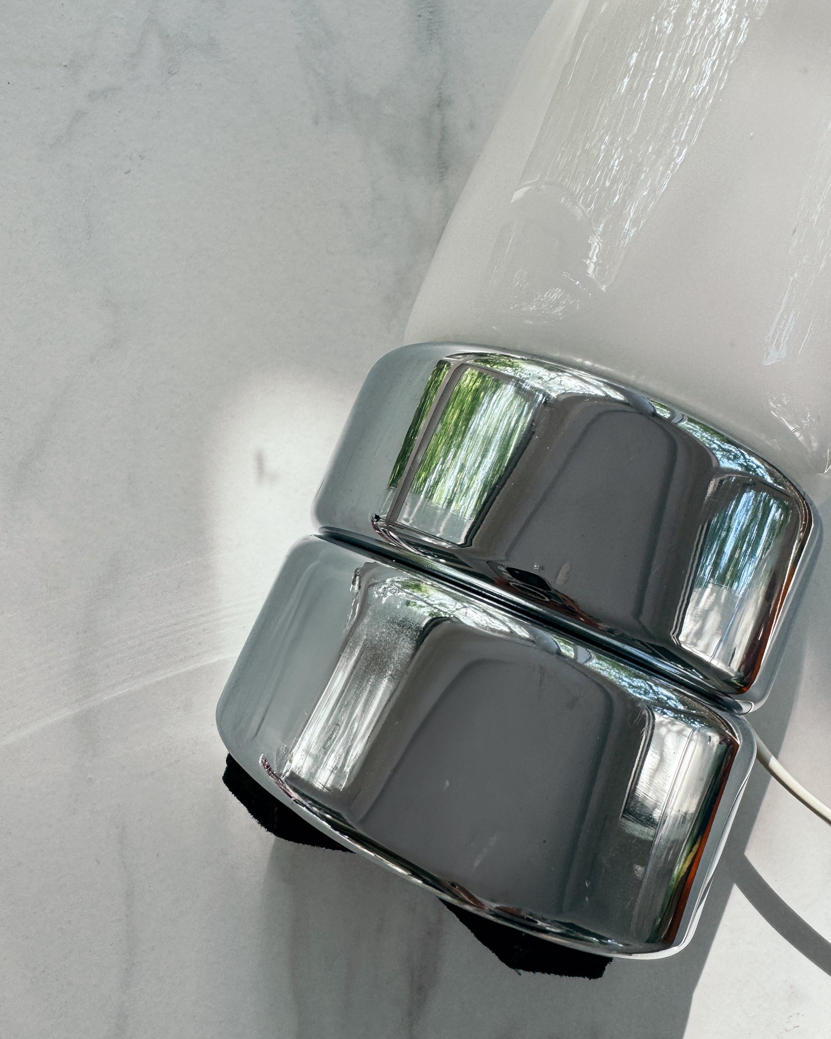 chrome Tischlampe