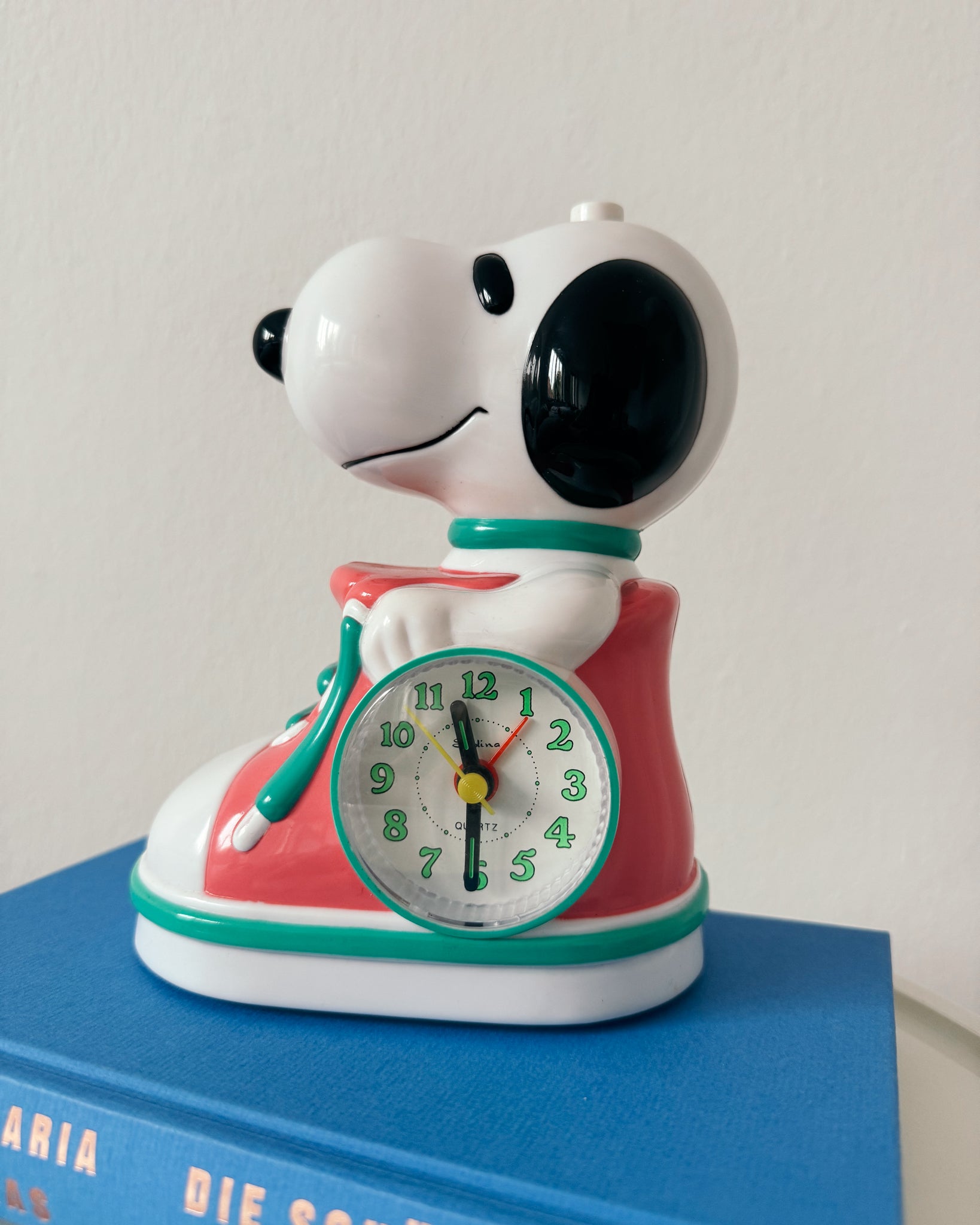 Vintage Snoopy Music Alarm Clock Wecker