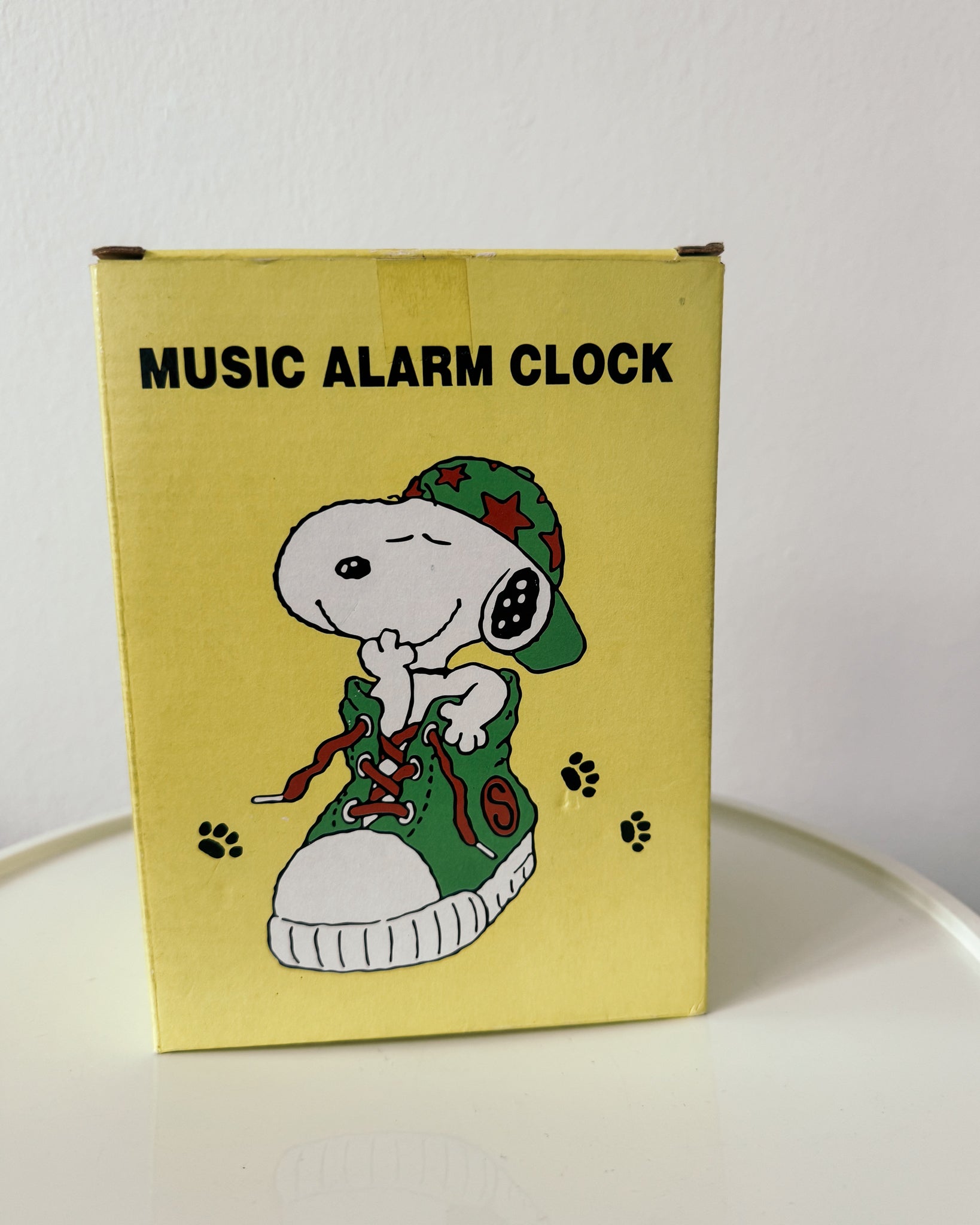 Vintage Snoopy Music Alarm Clock Wecker