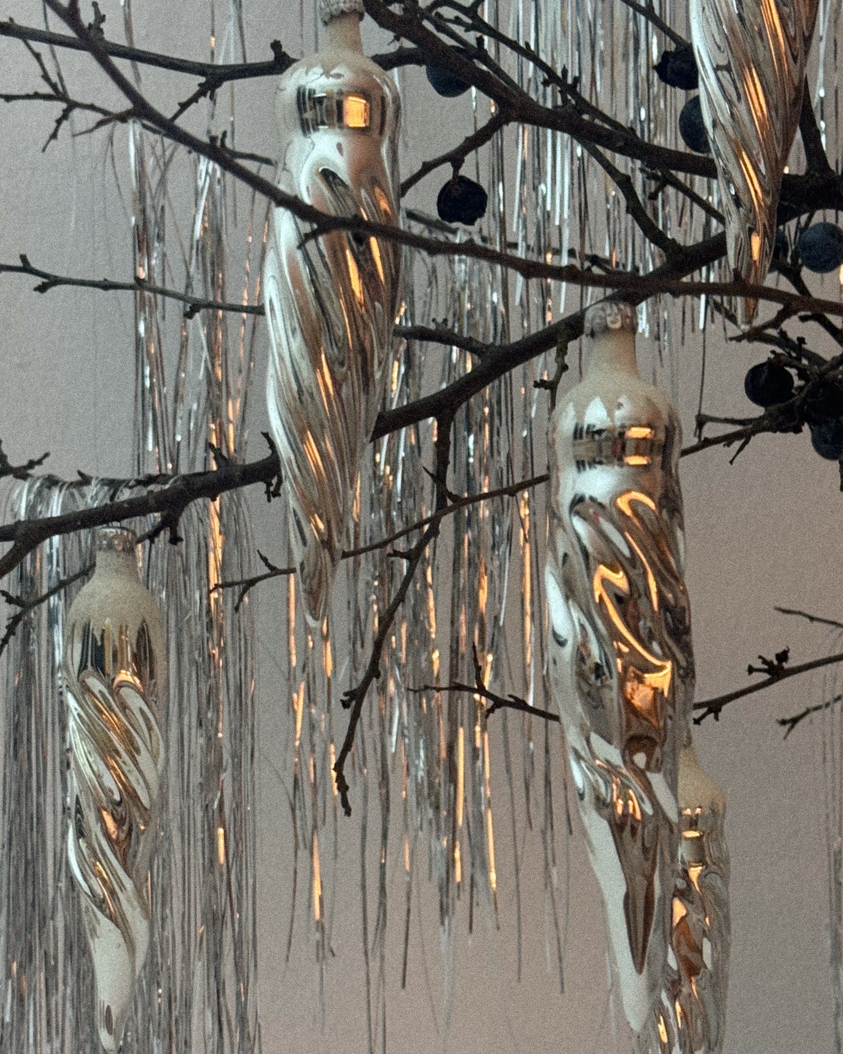 vintage Weihnachtsbaum Anhänger in Tropenform