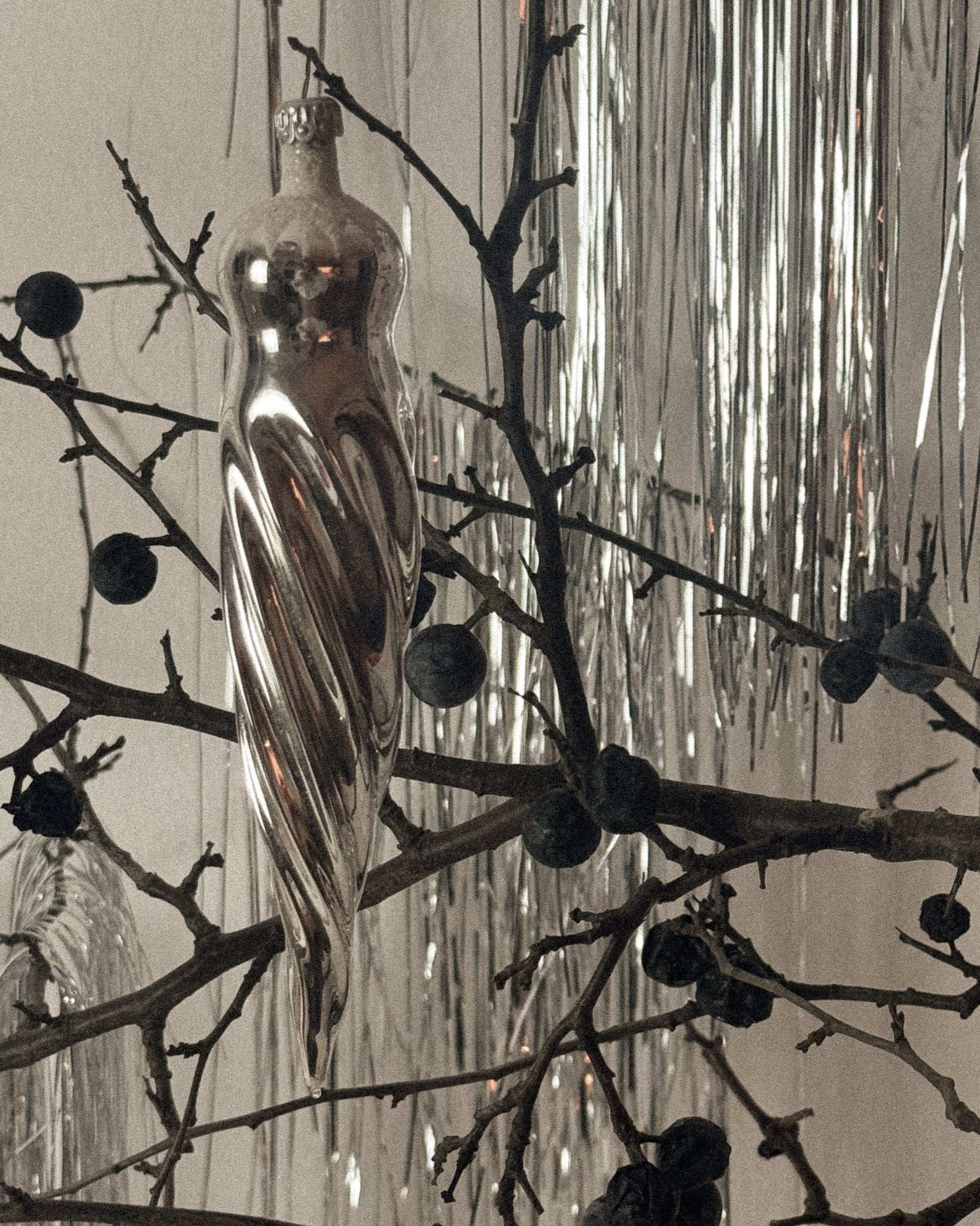 vintage Weihnachtsbaum Anhänger in Tropenform