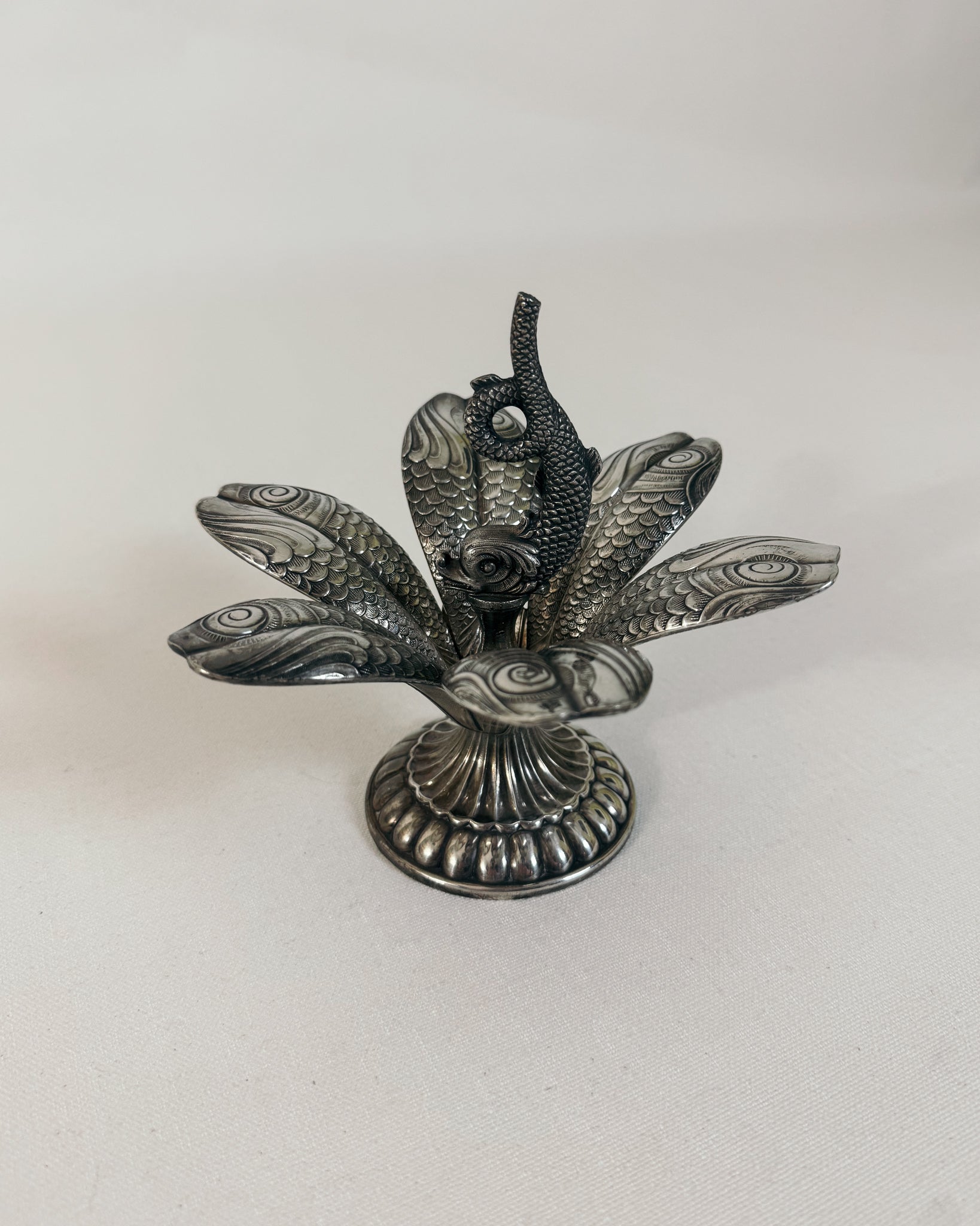 Vintage Fisch Aschenbecher mit herausnehmbaren Schalen