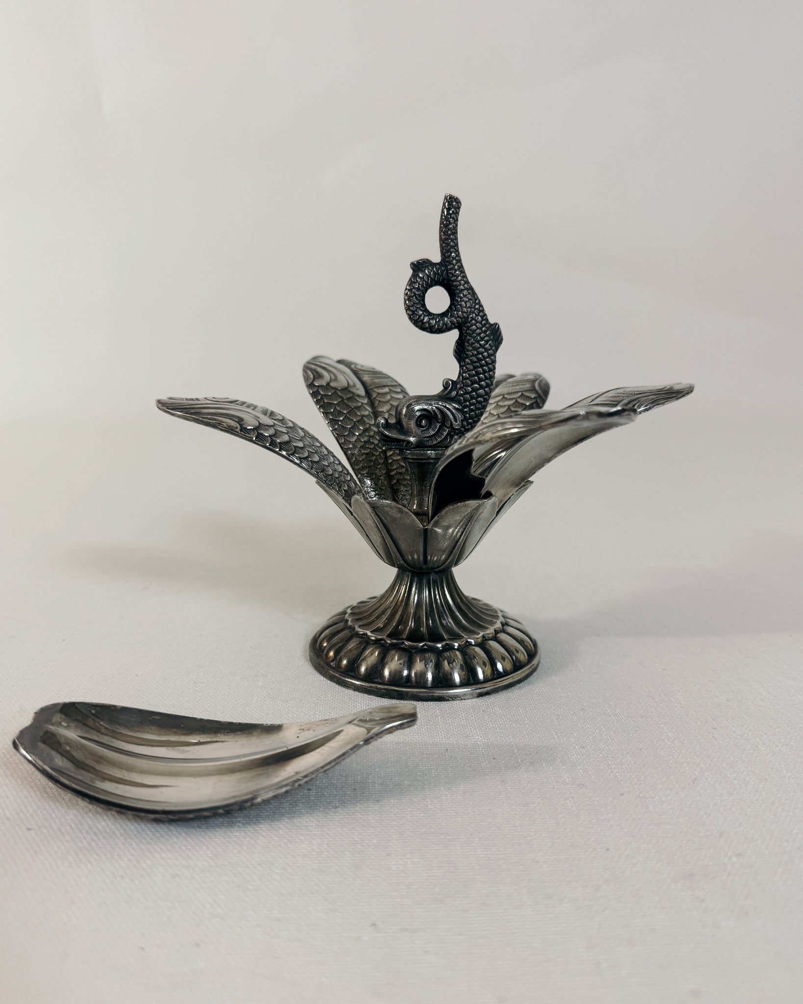 Vintage Fisch Aschenbecher mit herausnehmbaren Schalen