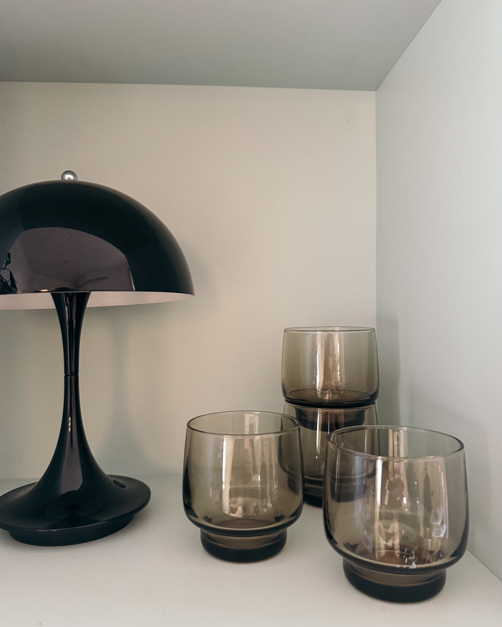 Gläser aus Rauchglas