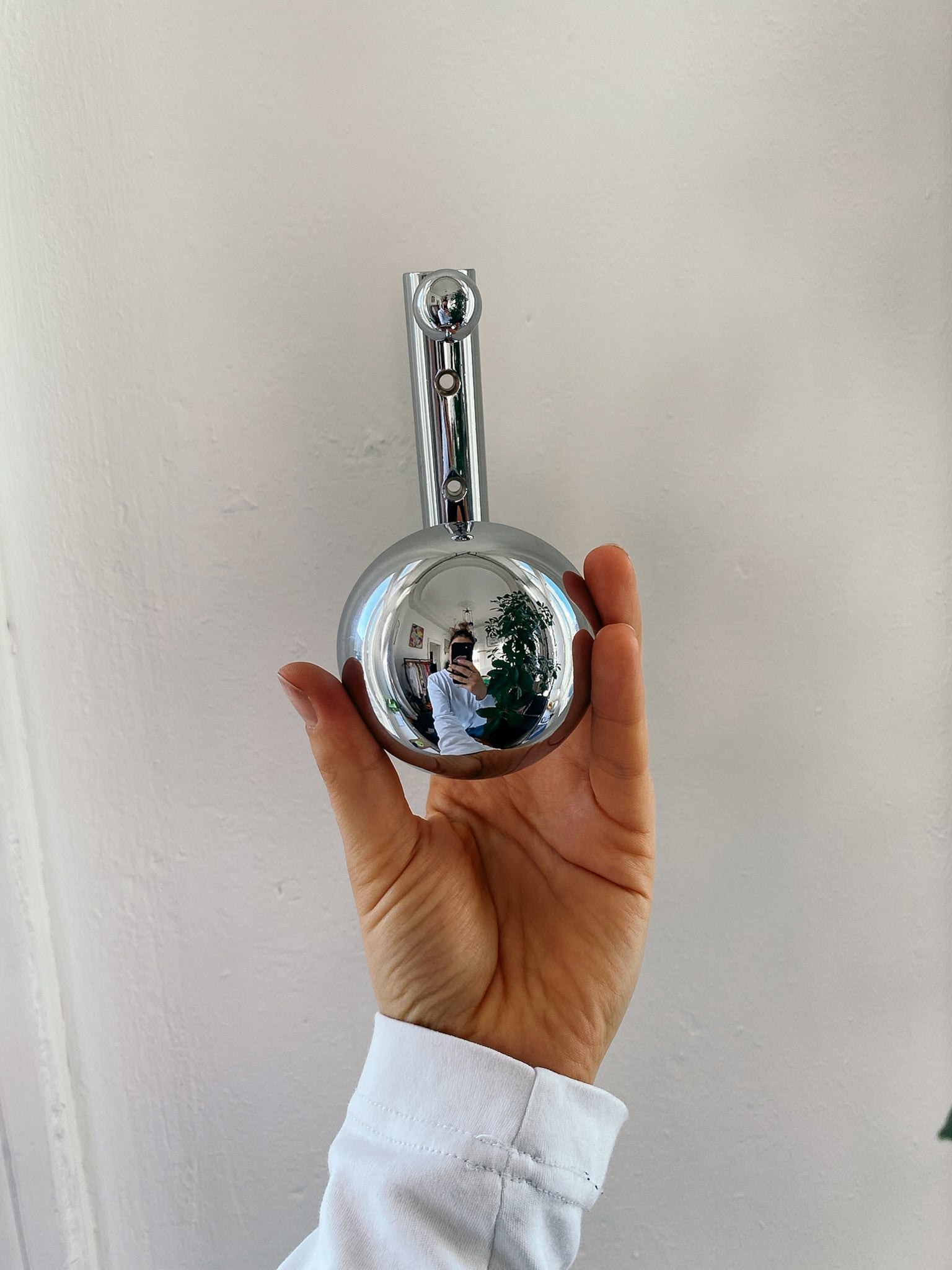 Italienische chrome Kleiderhaken
