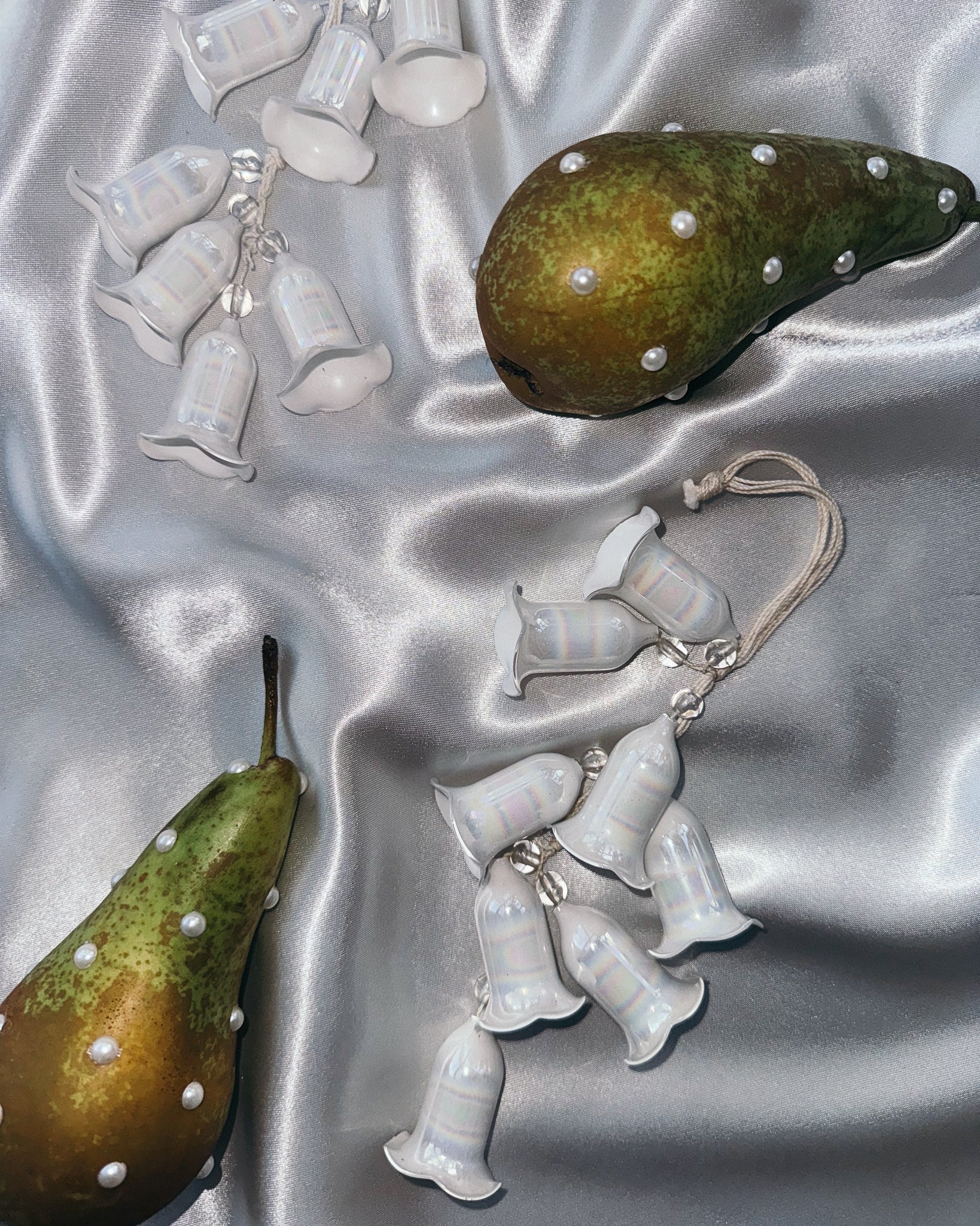 perlmutt Glöckchen für den Weihnachtsbaum