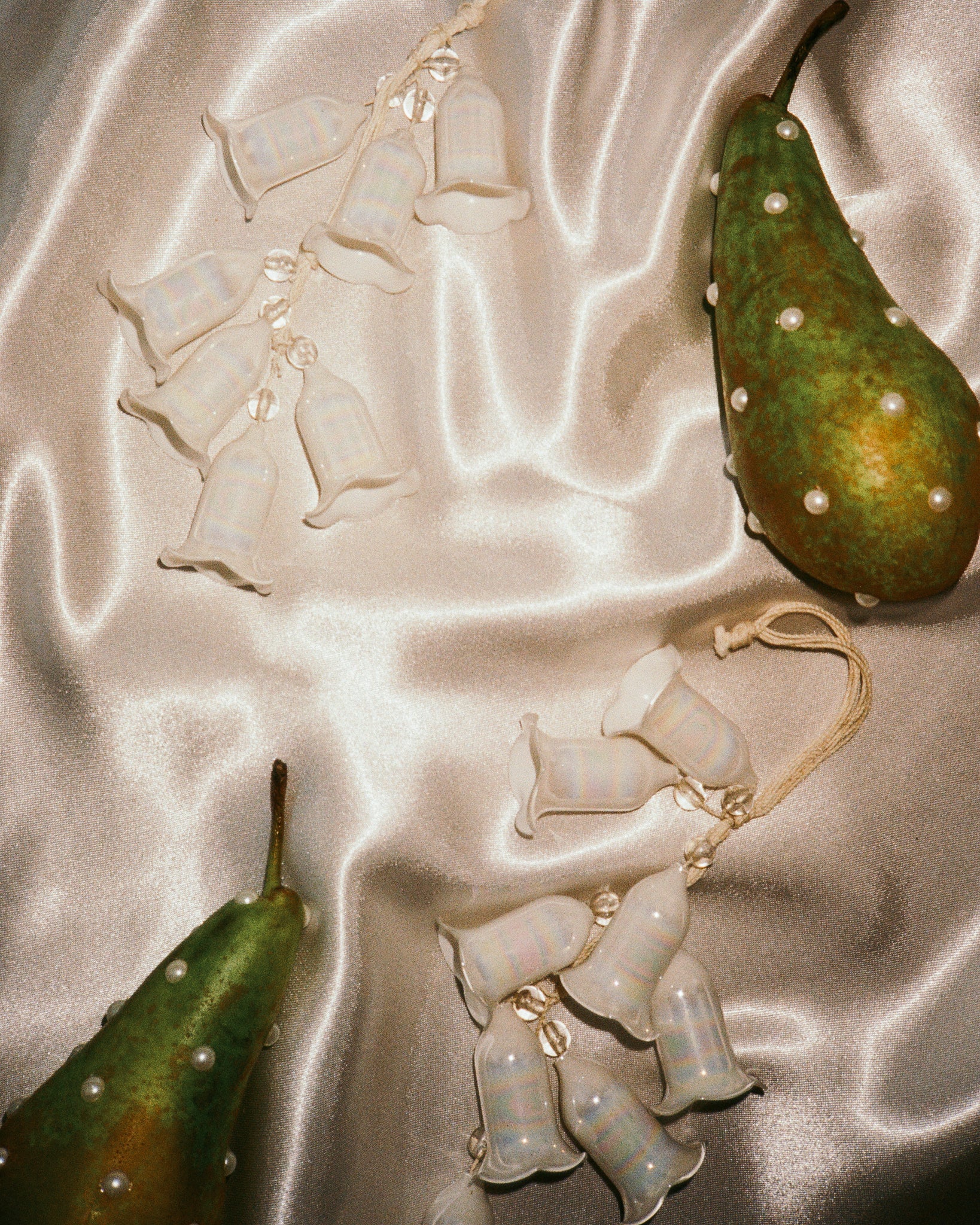 perlmutt Glöckchen für den Weihnachtsbaum