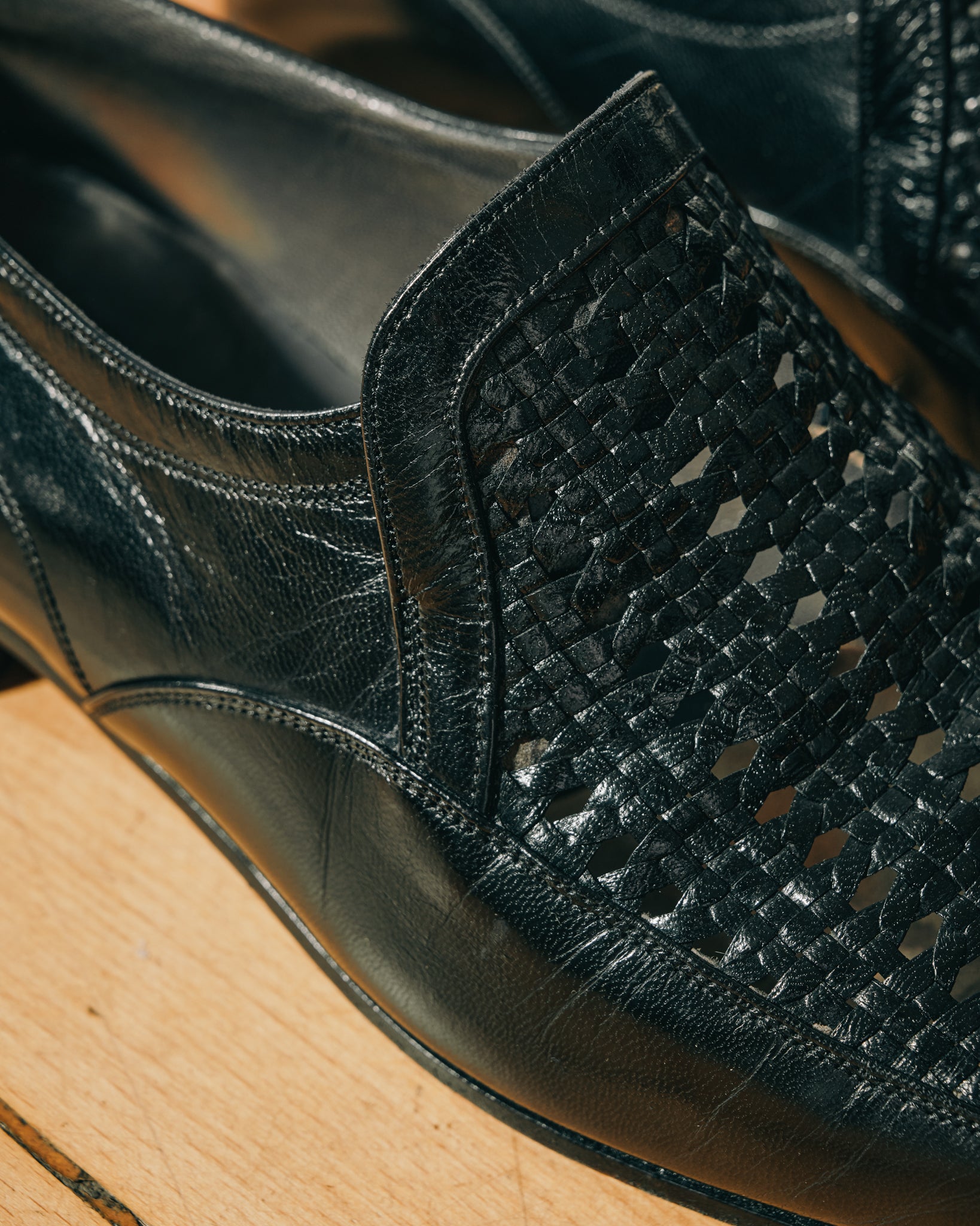 schwarze Bally Loafers aus Leder