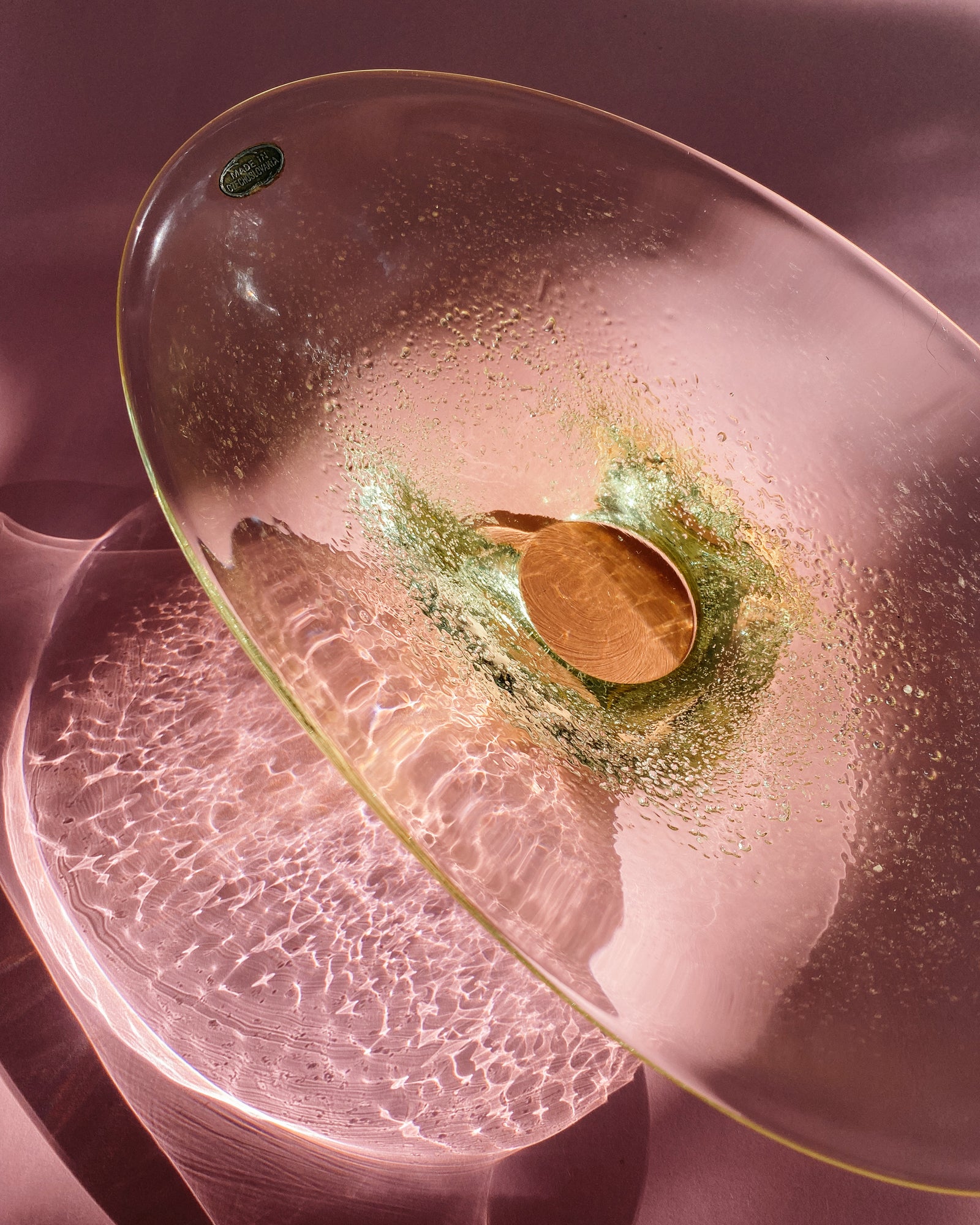 Mundgeblasene Glas Schale