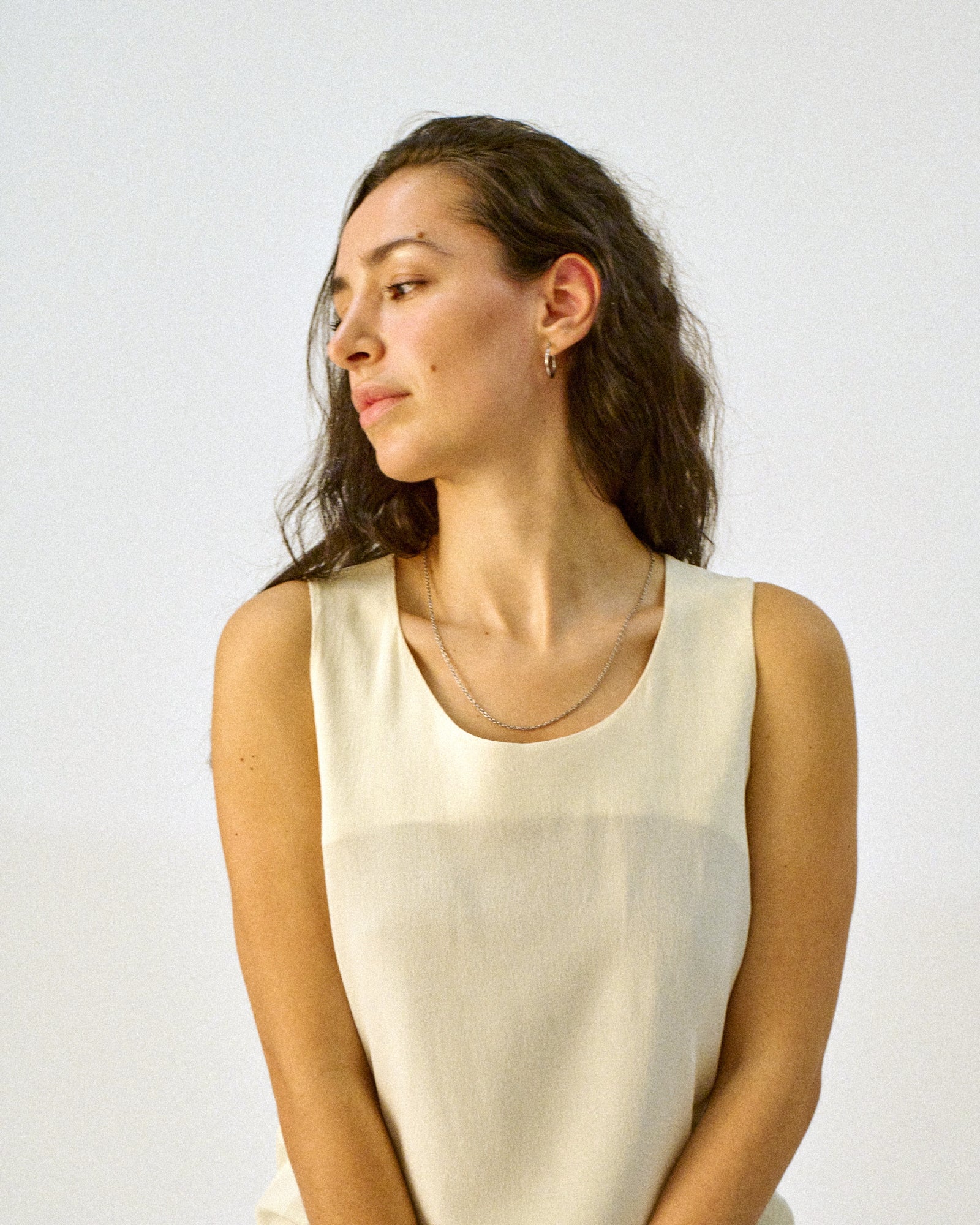 Celine Top aus Seide