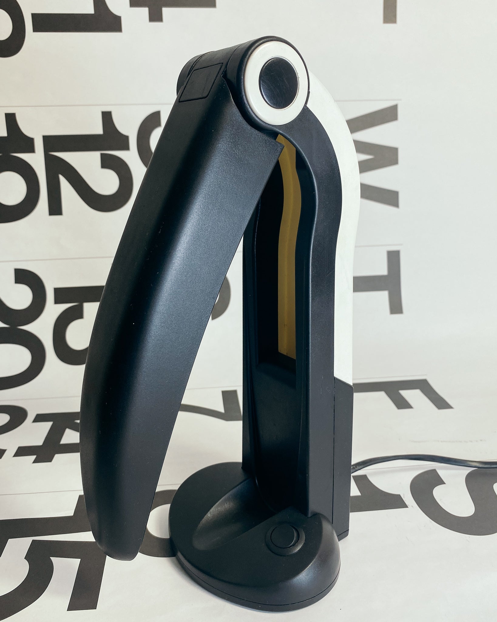 schwarze H.T. Huang vintage Tukan Lampe
