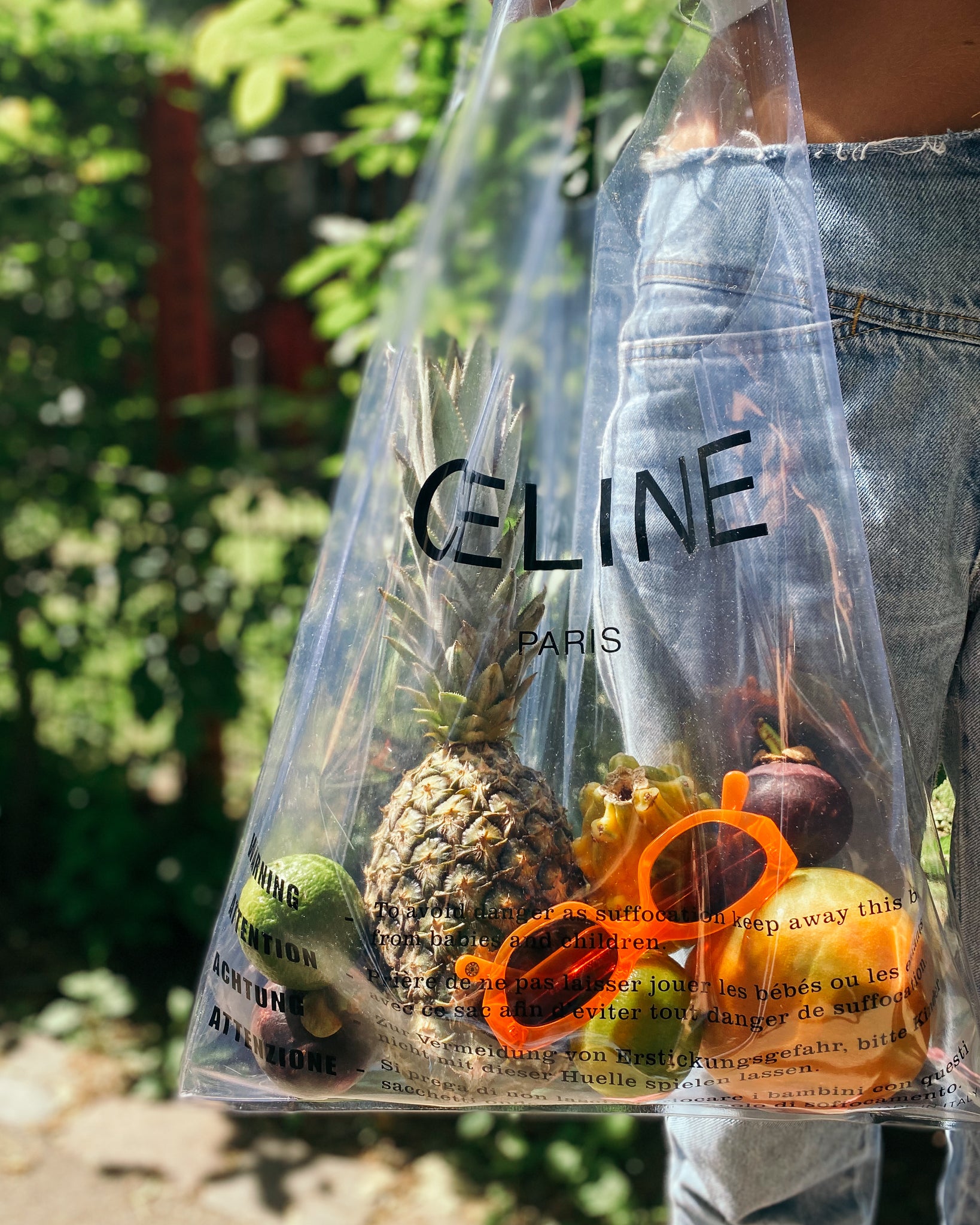 Celine Plastic Shopper
