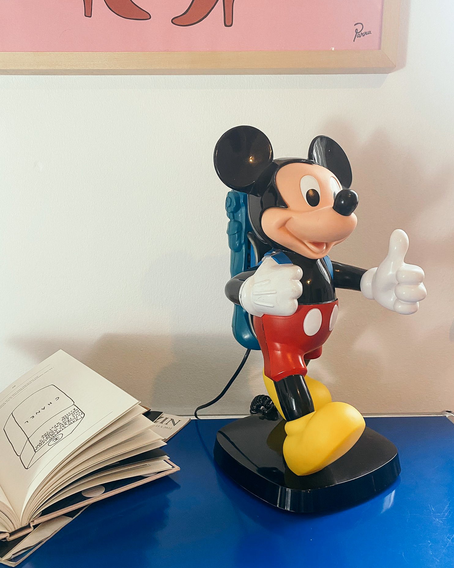 Vintage Disney Mickey Mouse Telefon