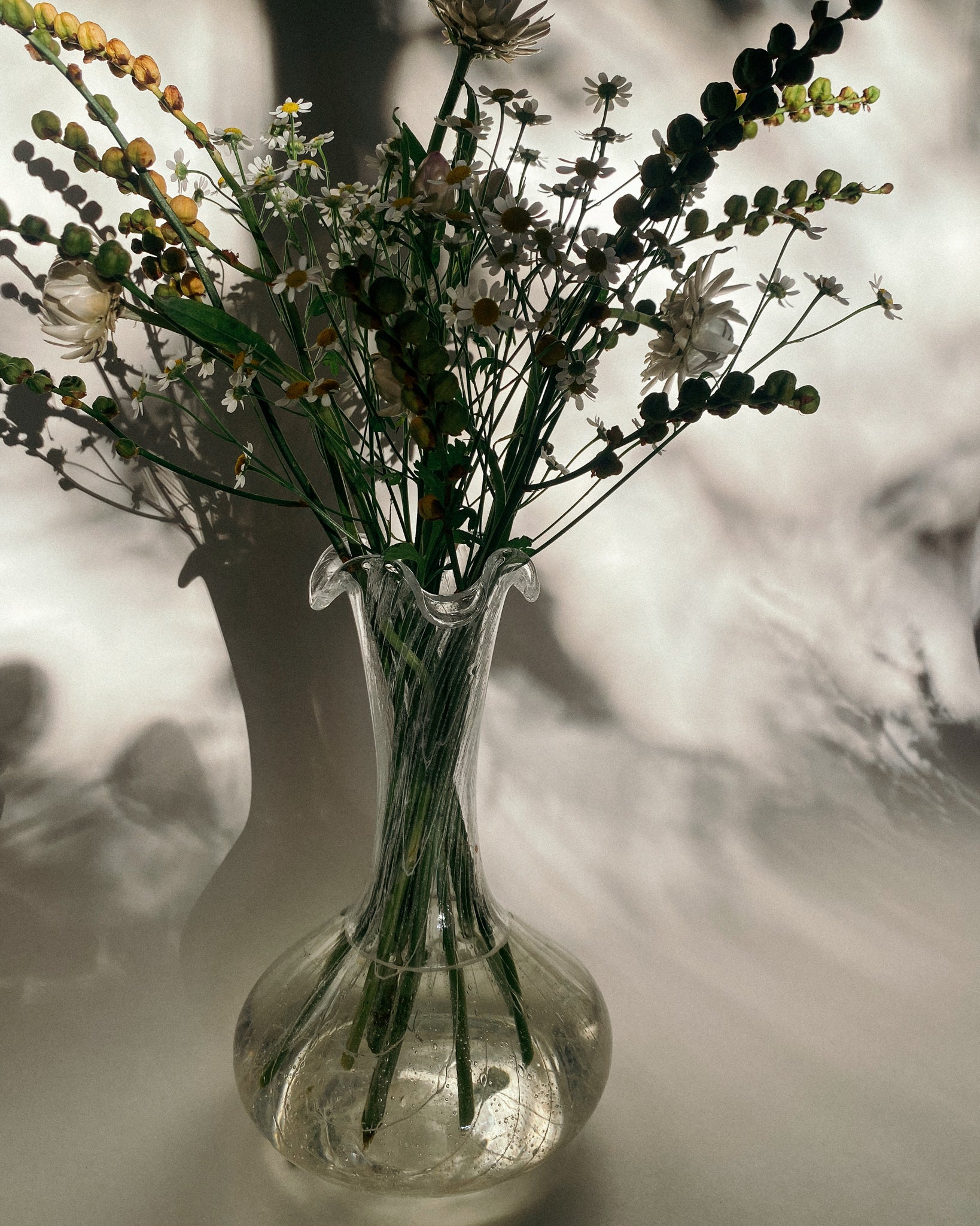 Vase aus Glas