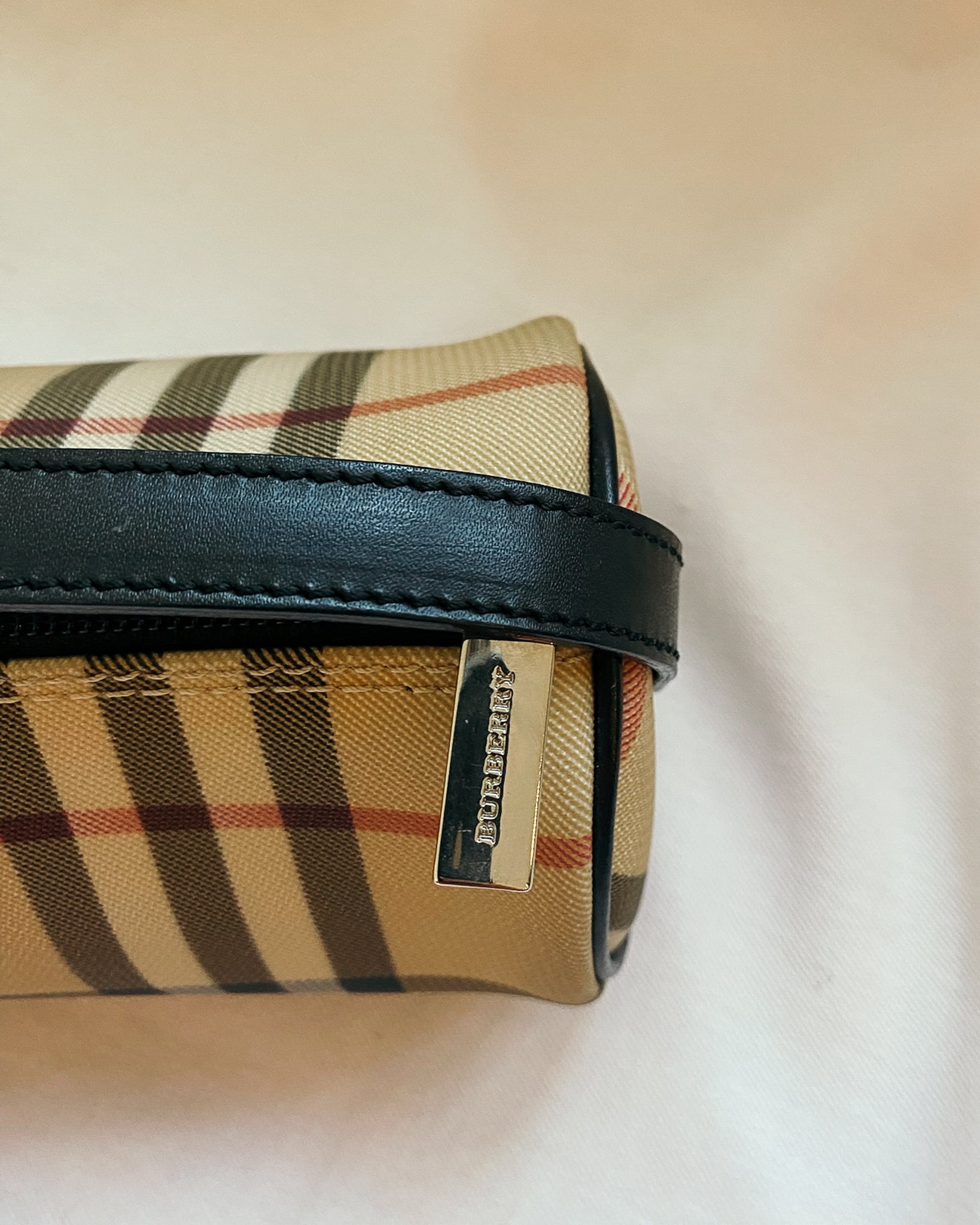 Burberry Barrel Mini Check Bag
