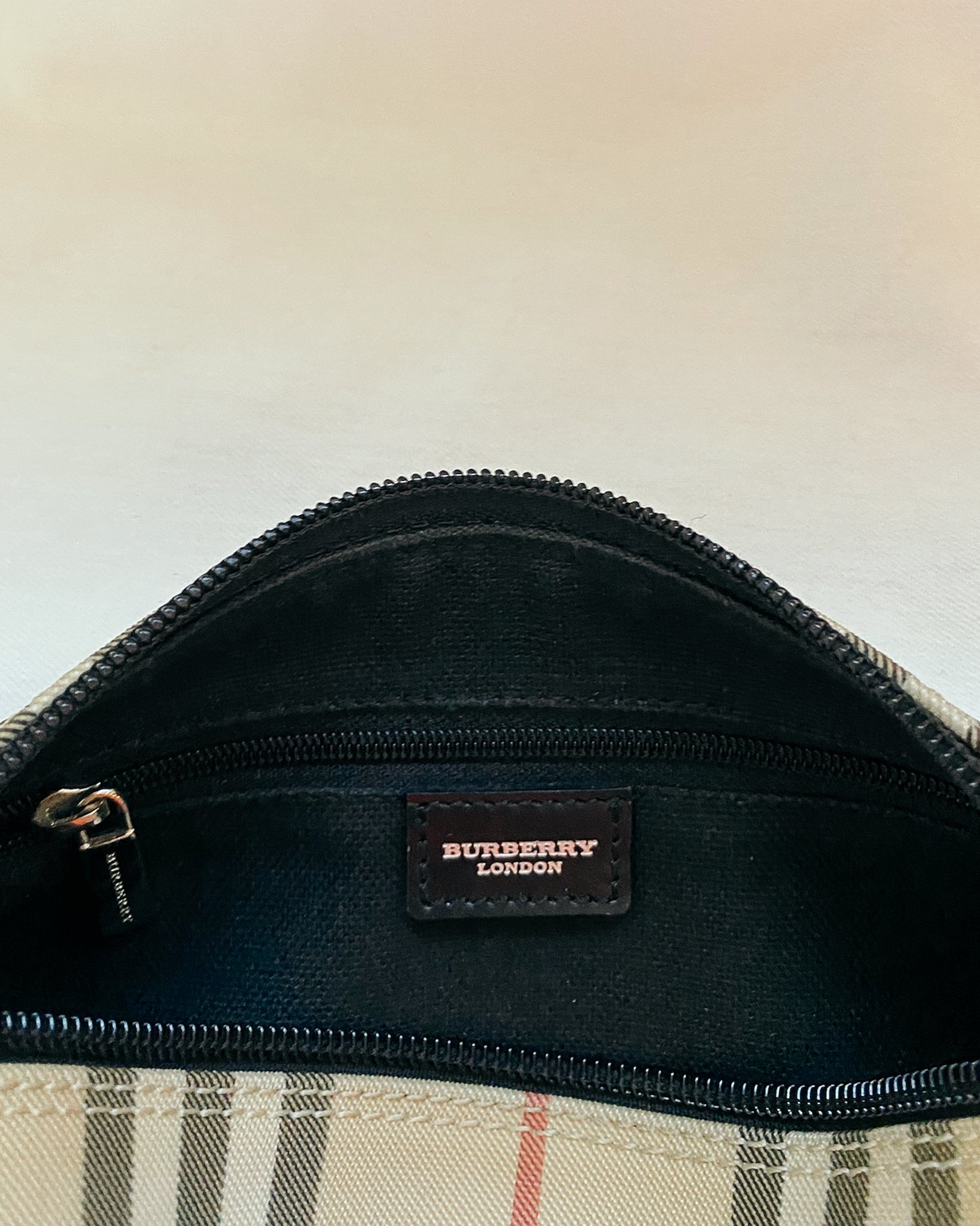 Burberry Barrel Mini Check Bag