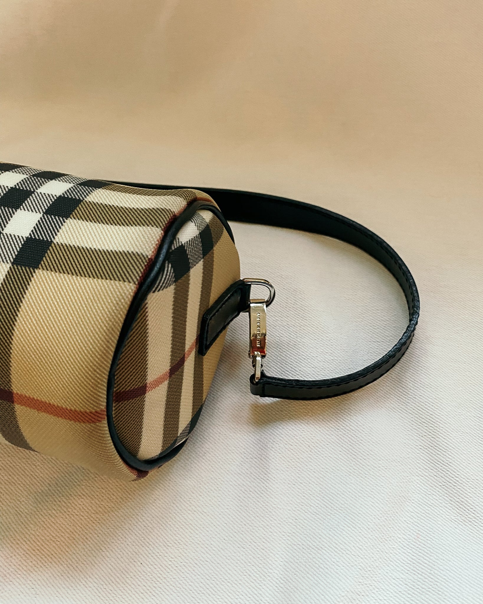 Burberry Barrel Mini Check Bag