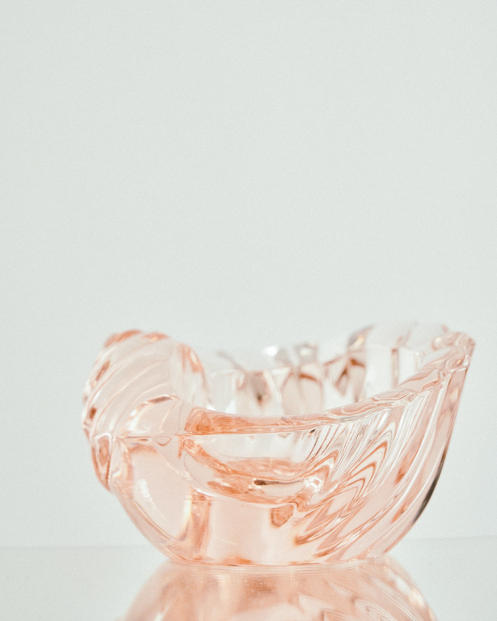 rosa Muschel Aschenbecher